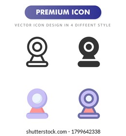 webcam icon isolated on white background. for your web site design, logo, app, UI. Vector graphics illustration and editable stroke. EPS 10.