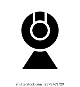 
webcam icon isolated on white background editable.
