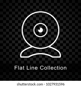 webcam icon on checkered background