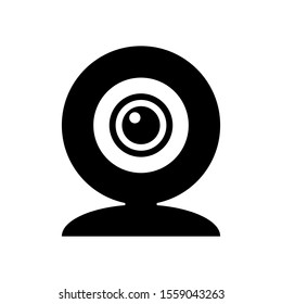Webcam icon on white background. Vector illustration.