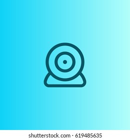 Webcam icon in outline style