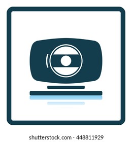 Webcam icon. Shadow reflection design. Vector illustration.