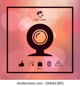 Webcam icon symbol