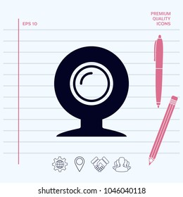 Webcam icon symbol