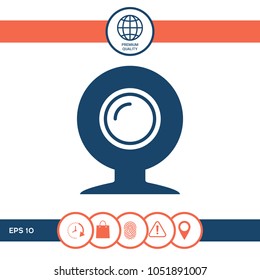 Webcam icon symbol
