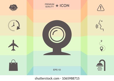 Webcam icon symbol