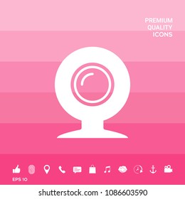 Webcam icon symbol