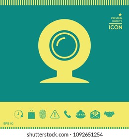 Webcam icon symbol