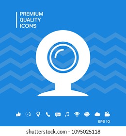 Webcam icon symbol