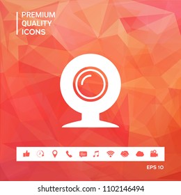 Webcam icon symbol