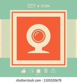 Webcam icon symbol
