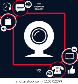 Webcam icon symbol