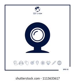 Webcam icon symbol