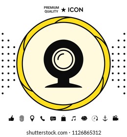 Webcam icon symbol