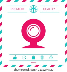 Webcam icon symbol