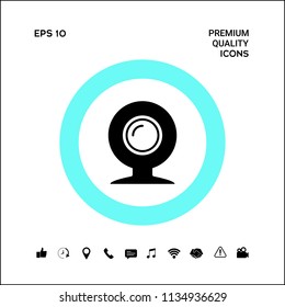 Webcam icon symbol