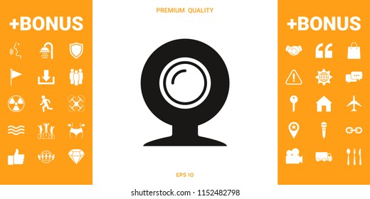 Webcam icon symbol