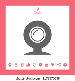 Webcam icon symbol