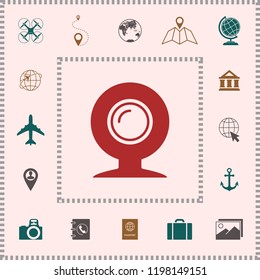 Webcam icon symbol