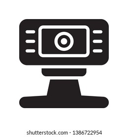 Webcam icon in trendy flat style design. Vector graphic illustration. Webcam icon for website design, logo, app, and ui. Vector file. EPS 10.