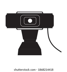 Webcam icon in trendy flat style design. Vector graphic illustration.