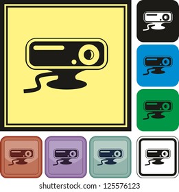 Webcam, icon, vector