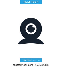 Webcam Icon Vector Design Template