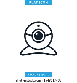 Webcam Icon Vector Design Template