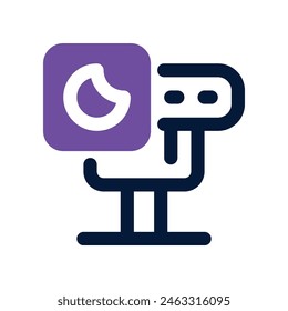 Webcam-Symbol. Vektorgrafik-Doppeltonsymbol für Ihre Website, Ihr Handy, Ihre Präsentation und Ihr Logo-Design.