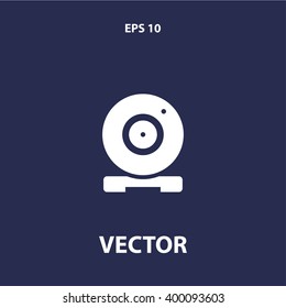 webcam icon. vector eps10 icon
