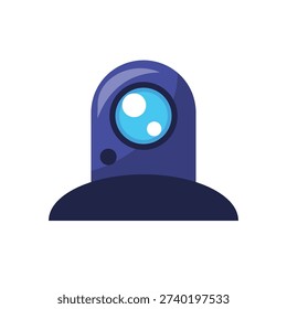 Webcam icon, webcam vector illustration, isolated on white background
