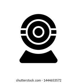 Webcam Icon Vector Illustration Logo Template