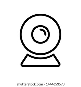 Webcam Icon Vector Illustration Logo Template