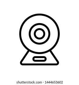 Webcam Icon Vector Illustration Logo Template