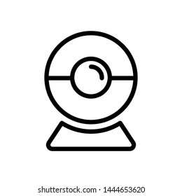 Webcam Icon Vector Illustration Logo Template