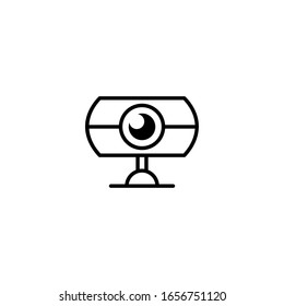 Webcam icon vector illustration logo template for many purpose. Isolated on white background.
