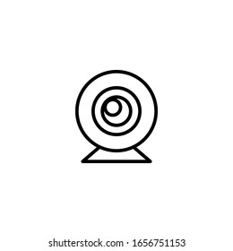Webcam icon vector illustration logo template for many purpose. Isolated on white background.