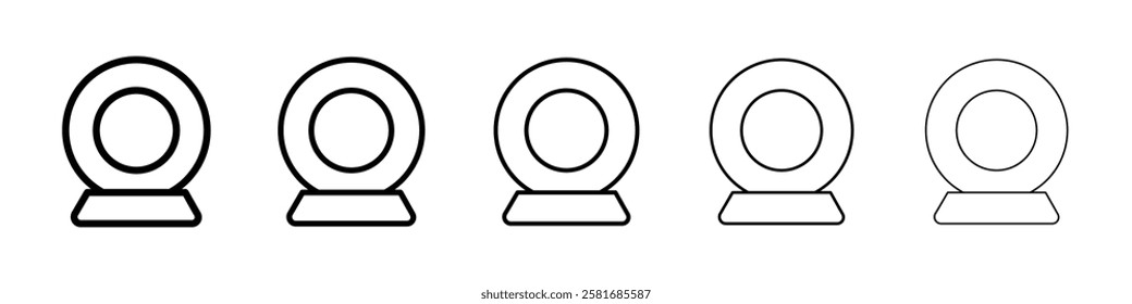 Webcam icon Vector logo sign