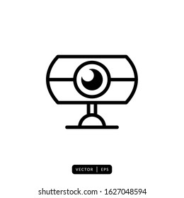 Webcam Icon Vector - Sign or Symbol 