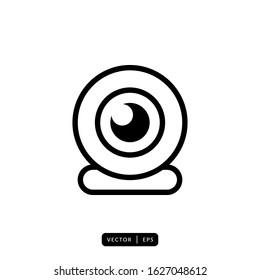 Webcam Icon Vector - Sign or Symbol 