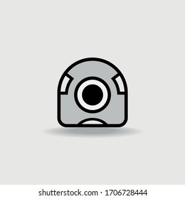 Symbol für die Vektorillustration des Webcam-Symbols für Design