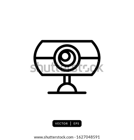 Webcam Icon Vector - Sign or Symbol 