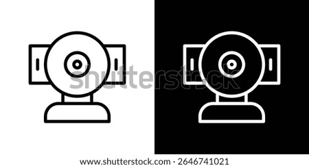 Webcam icon vector simple element illustration editable