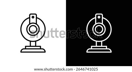 Webcam icon vector simple element illustration editable