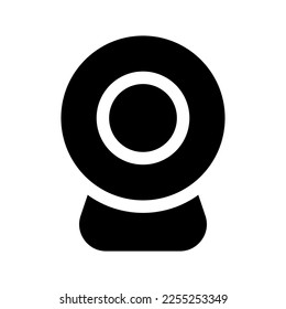 Ilustración de diseño de símbolos de vector de icono de cámara web