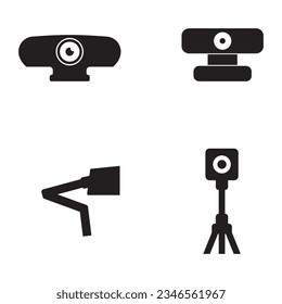 webcam icon vector template illustration logo design