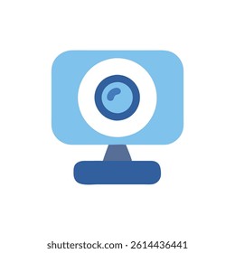 Webcam Icon for Video Communication