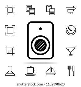 Webcam icon. web icons universal set for web and mobile on white background