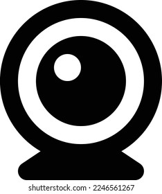 ilustración webcam de estilo plano