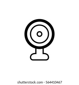 webcam line vector icon